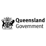 queensland government logo in black